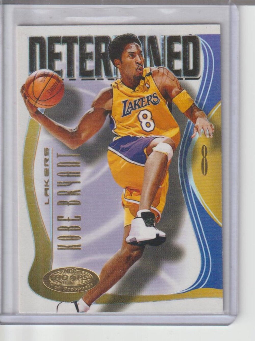 Kobe Bryant 2000-01 Hoops Hot Prospects Determined Insert HOF 4 of 10D